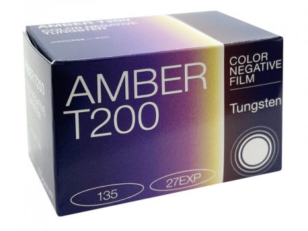 Amber T200 200 ISO Color Negative Movie Film | 35mm x 27exp. Online Hot Sale