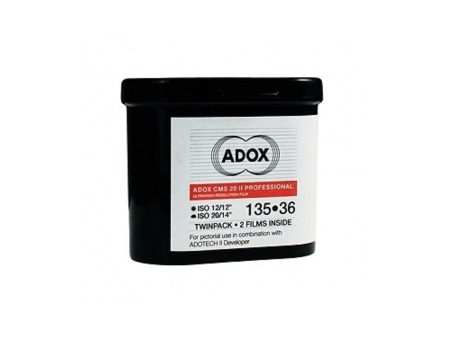 Adox CMS 20 II Professional Black and White Negative Film | 35mm Roll Film, 36 Exposures, 2 Pack Online