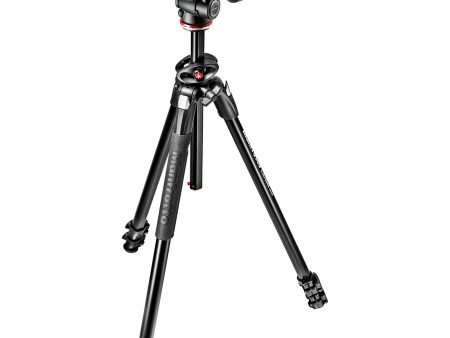 Manfrotto MK290DUA3-3WUS 290 Dual Aluminum 3-Section Tripod Kit with 3-Way Head Discount