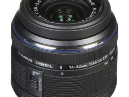 Olympus M.Zuiko Digital 14-42mm f 3.5-5.6 II R Lens | Black Fashion