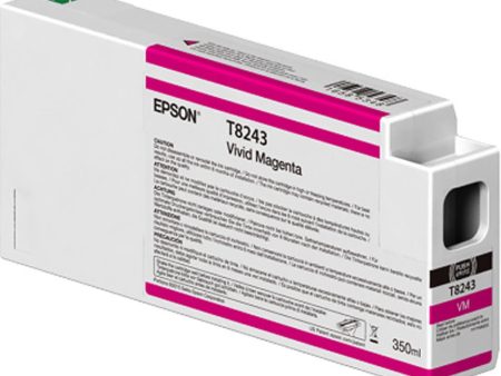 Epson T824300 UltraChrome HD Vivid Magenta Ink Cartridge | 350ml on Sale