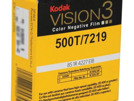 Kodak VISION3 500T Color Negative Film #7219 | 16mm, 100  Roll, Single Perf Fashion