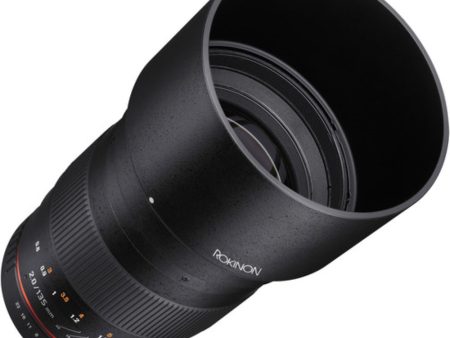 Rokinon 135mm f 2.0 ED UMC Lens for Canon EF Mount For Sale