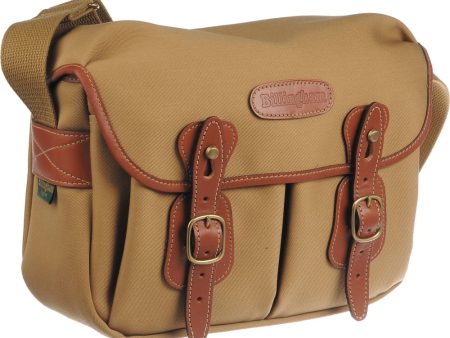 Billingham Small Hadley Shoulder Bag | Khaki with Tan Leather Trim For Sale