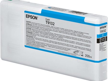 Epson T9132 UltraChrome HDX Cyan Ink Cartridge | 200 mL on Sale