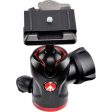 Manfrotto 494 Aluminum Center Ball Head with 200PL-PRO Quick Release Plate For Sale