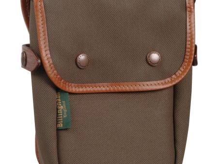 Billingham Delta End Pocket | Sage with Tan Leather Trim Hot on Sale