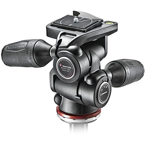 Manfrotto MH804 3-Way, Pan-and-Tilt Head with 200LT-PL Quick Release Plate Supply