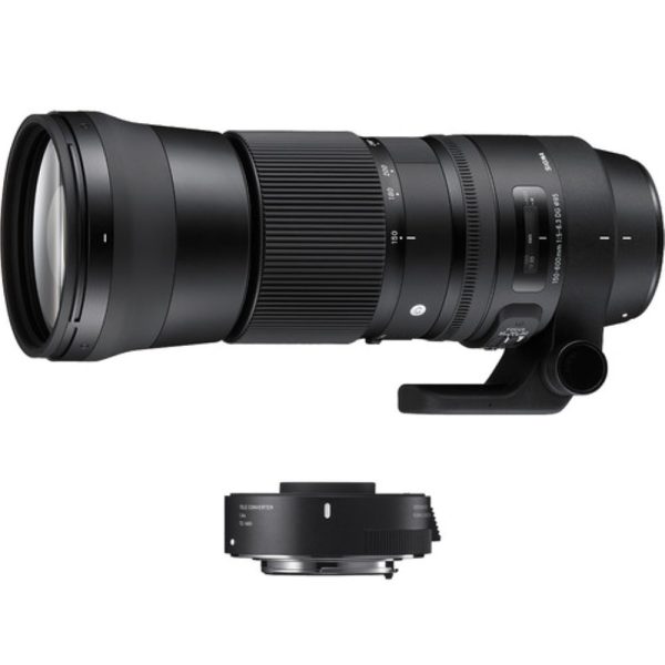 Sigma 150-600mm f 5-6.3 Cont. DG OS HSM & TC-1401 Lens for Canon EF Mount Discount