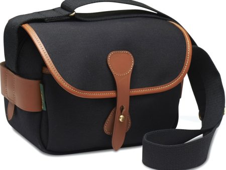 Billingham S2 Shoulder Bag | Black with Tan Leather Trim Hot on Sale