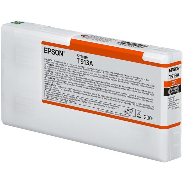 Epson T913A UltraChrome HDX Orange Ink Cartridge | 200 mL Online Hot Sale