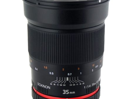 Rokinon 35mm f 1.4 AS UMC Lens for Canon EF Online