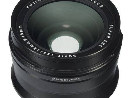 Fujifilm WCL-X100 II Wide Conversion Lens | Black For Cheap