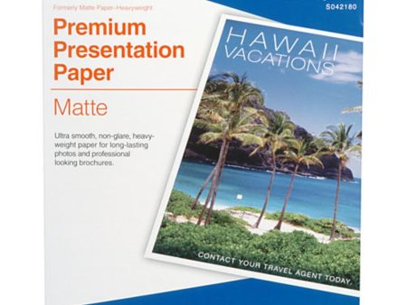 Epson Premium Presentation Paper Matte | 8.5 x 11 , 100 Sheets on Sale