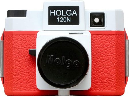 Holga 120GCFN Plastic Medium Format Film Camera | Red White Online