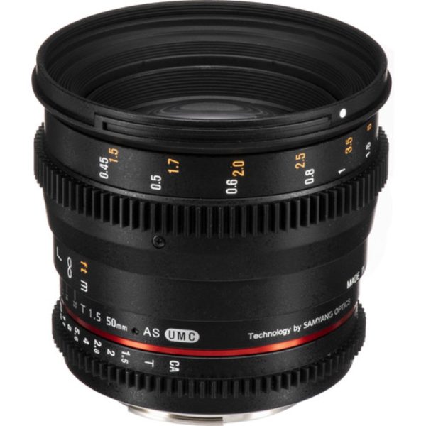 Rokinon 50mm T1.5 AS UMC Cine DS Lens for Canon EF Mount Discount