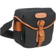 Billingham Digital Hadley Shoulder Bag | Black with Tan Leather Trim Online Sale