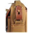 Billingham Stowaway Pola Shoulder Bag | Khaki with Tan Leather Trim Online