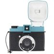 Lomography Diana F+ Film Camera and Flash | Teal Black Online