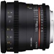 Rokinon 50mm T1.5 AS UMC Cine DS Lens for Sony E Mount on Sale