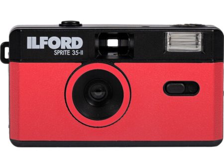 Ilford Sprite 35-II Film Camera | Black & Red Discount