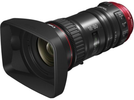 Canon CN-E 18-80mm T4.4 COMPACT-SERVO Cinema Zoom Lens | EF Mount For Sale