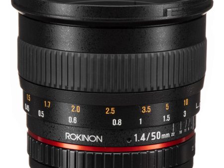 Rokinon 50mm F 1.4 UMC Lens for Canon EF Mount Online Sale