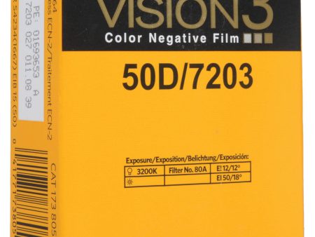 Kodak VISION3 50D Color Negative Film #7203 | Super 8, 50  Roll Online