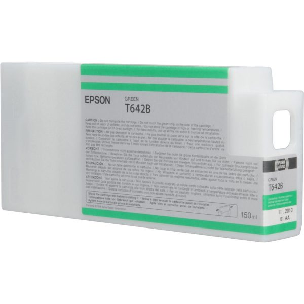 Epson T642B00 Green UltraChrome HDR Ink Cartridge | 150 mL Discount