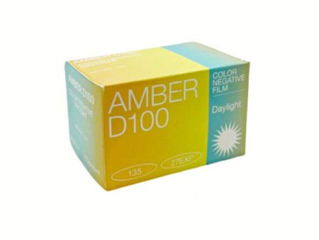 Amber D100 100 ISO Color Negative Movie Film | 35mm x 27exp. Online now