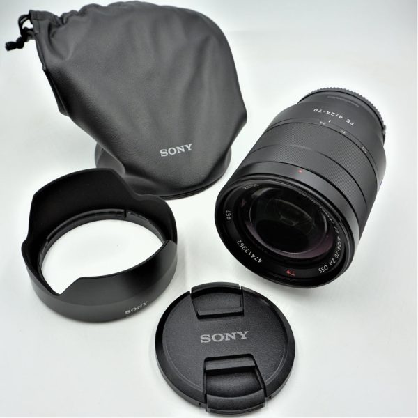 Sony 24-70mm f 4 Vario-Tessar T FE OSS Interchangeable Full Frame Zoom Lens **OPEN BOX** Supply