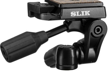 Slik SH-704E 3-Way Pan Tilt Head w  Quick Release Fashion