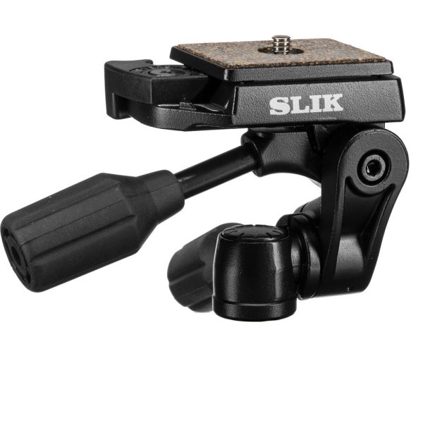 Slik SH-704E 3-Way Pan Tilt Head w  Quick Release Fashion