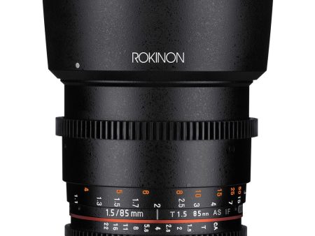 Rokinon 85mm T1.5 Cine DS Lens for Nikon F Mount on Sale