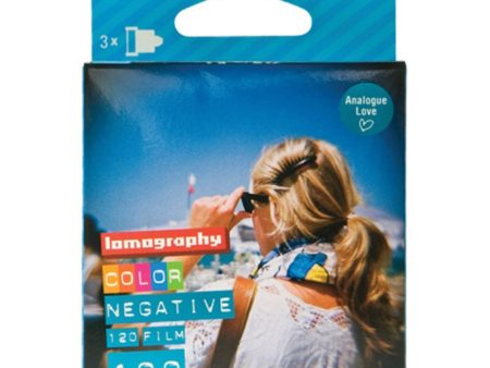 Lomography 100 Color Negative Film | 120 Roll Film, 3 Pack For Cheap