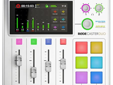 RODE RODECaster Duo Integrated Audio Production Studio | White Fashion