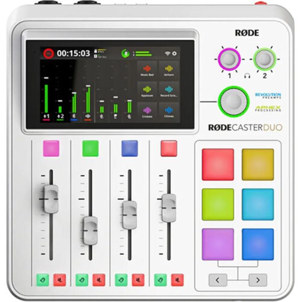 RODE RODECaster Duo Integrated Audio Production Studio | White Fashion