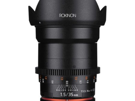 Rokinon 35mm T1.5 Cine DS Lens for Canon EF Mount Sale