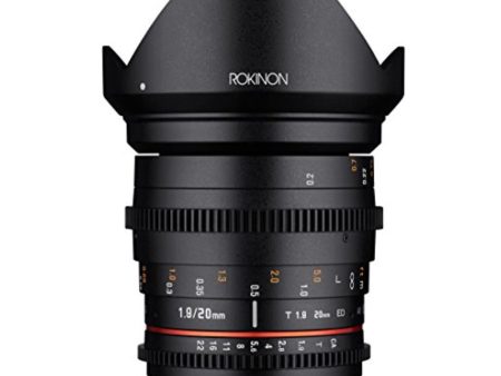 Rokinon 20mm T1.9 Cine DS Lens for Canon EF For Cheap