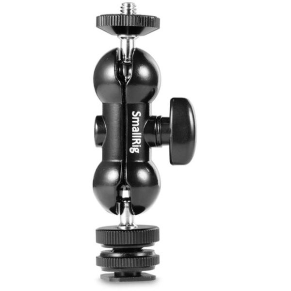 SmallRig Double Ball Head with Cold Shoe & 1 4 -20 Stud For Cheap