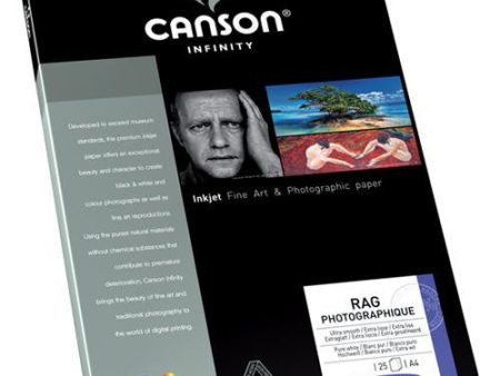 Canson Infinity Rag Photographique Paper 310 gsm | 11 x 17 , 25 Sheets Online Sale