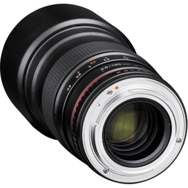 Rokinon 135mm f 2.0 ED UMC Lens for Canon EF Mount For Sale