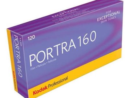 Kodak Professional Portra 160 Color Negative Film | 120 Size Roll, 5 Pack Discount