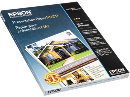 Epson Presentation Paper Matte | 8.5 x 11 , 100 Sheets Online Sale