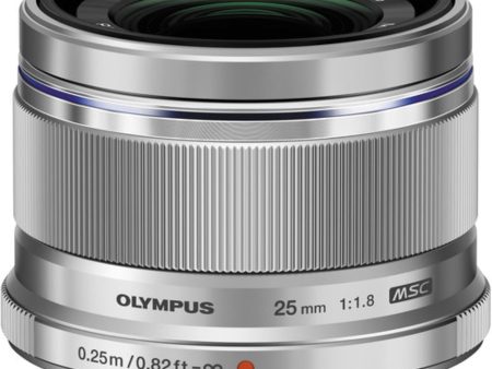 Olympus M.Zuiko Digital 25mm f 1.8 Lens | Silver Cheap