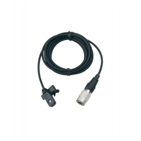 Audio-Technica MT830cW Omnidirectional Lavalier Microphone for Wireless | Black, Hirose 4-Pin Connector For Sale