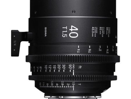 Sigma 40mm T1.5 FF High-Speed Art Prime 2 Lens with  i Technology | PL Mount, Feet Fashion