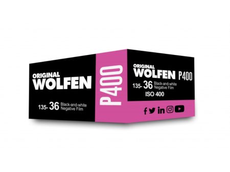 Wolfen P400 Black and White Film | 35mm Roll Film, 36 Exposures Discount