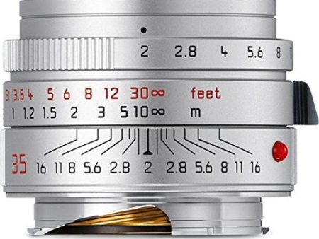 Leica 35mm f 2.0 SUMMICRON-M Aspherical Lens | Silver Hot on Sale