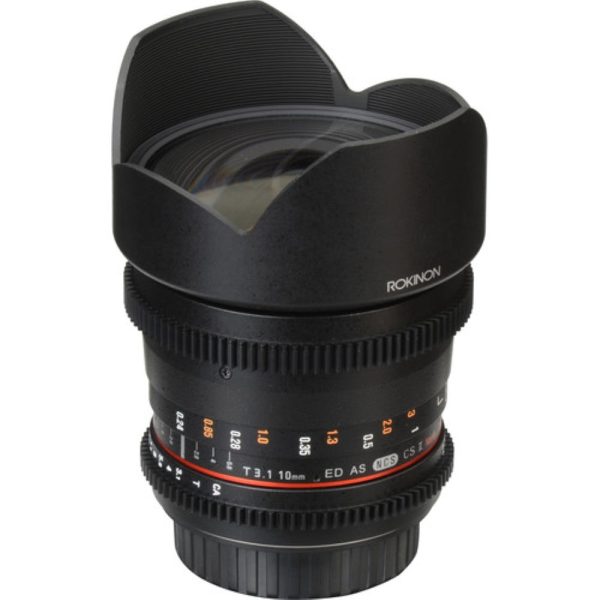 Rokinon 10mm T3.1 Cine DS Lens with Canon EF Mount for APS-C Online now